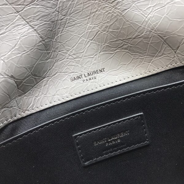 [REP 1:1] Saint Laurent Niki Baby Chain Bag Vintage Grey For Women 8.2in/21cm YSL