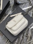 [REP 1:1] Saint Laurent Niki Baby Chain Bag White For Women, Women's Bags 8.2in/21cm YSL