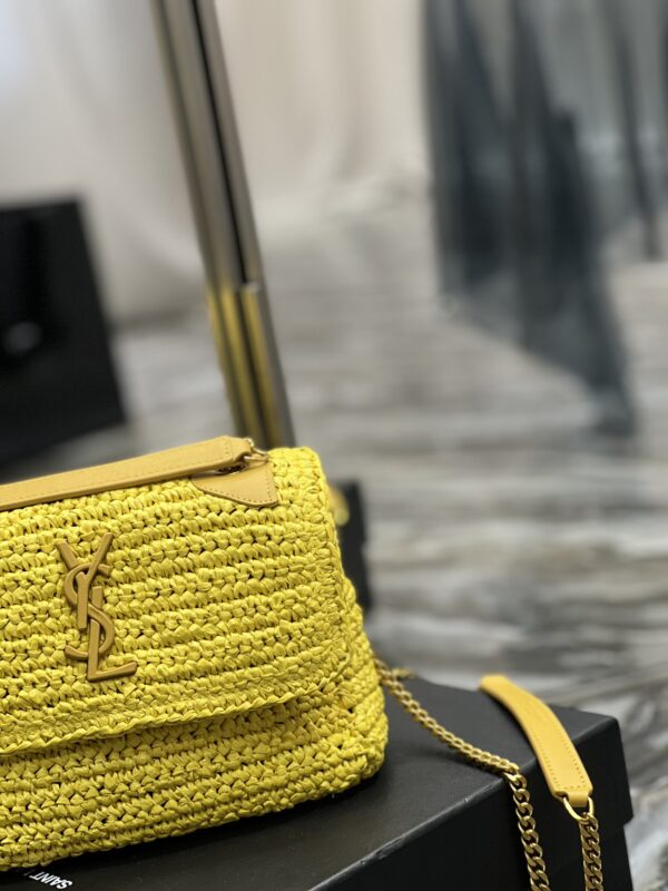 [REP 1:1] Saint Laurent Niki Baby Chain Bag Yellow For Women, Women's Bags 8.2in/21cm YSL