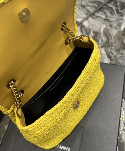 [REP 1:1] Saint Laurent Niki Baby Chain Bag Yellow For Women, Women's Bags 8.2in/21cm YSL