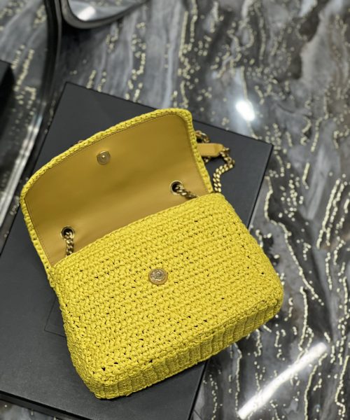 [REP 1:1] Saint Laurent Niki Baby Chain Bag Yellow For Women, Women's Bags 8.2in/21cm YSL