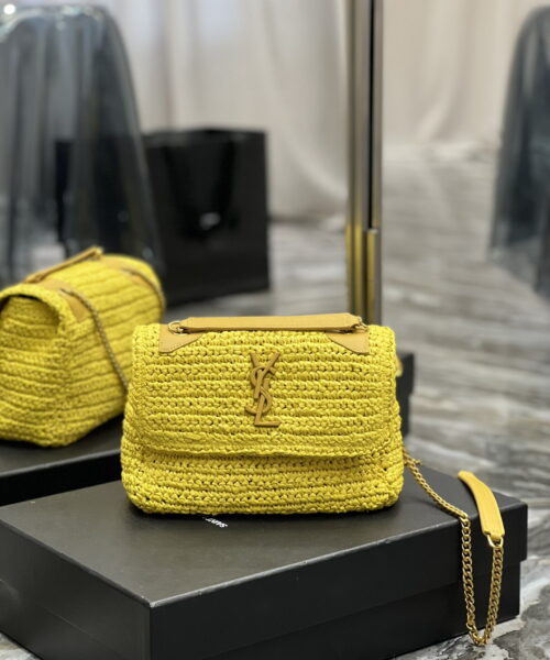 [REP 1:1] Saint Laurent Niki Baby Chain Bag Yellow For Women, Women's Bags 8.2in/21cm YSL