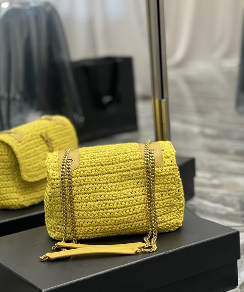 [REP 1:1] Saint Laurent Niki Baby Chain Bag Yellow For Women, Women's Bags 8.2in/21cm YSL