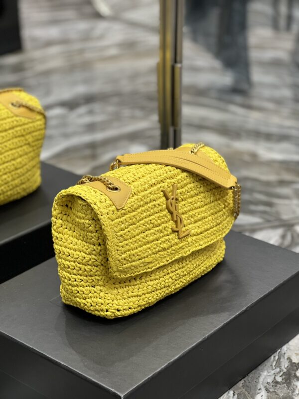 [REP 1:1] Saint Laurent Niki Baby Chain Bag Yellow For Women, Women's Bags 8.2in/21cm YSL