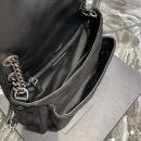 [REP 1:1] Saint Laurent Niki Medium Chain Bag Black In Crinkled With Metal Hardware For Women 11in/28cm YSL