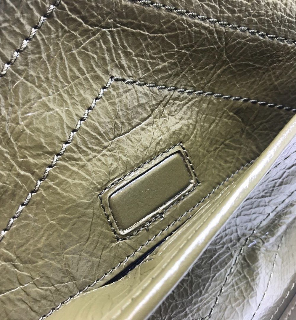 [REP 1:1] Saint Laurent Niki Medium Chain Bag In Crinkled Vintage Green For Women 11in/28cm YSL 6331581YG041229
