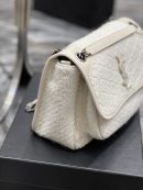 [REP 1:1] Saint Laurent Niki Medium Chain Bag White For Women, Women's Bags 11in/28cm YSL