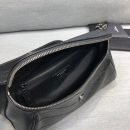 [REP 1:1] Saint Laurent Niki Medium Crinkled Shoulder Bag Black For Women 11in/28cm YSL