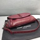 [REP 1:1] Saint Laurent Niki Medium Crinkled Shoulder Bag Burgundy For Women 11in/28cm YSL