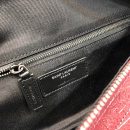 [REP 1:1] Saint Laurent Niki Medium Crinkled Shoulder Bag Burgundy For Women 11in/28cm YSL