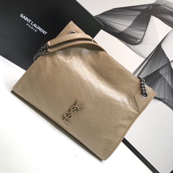 [REP 1:1] Saint Laurent Niki Medium Shopping Bag Beige For Women 12.6in/32cm YSL