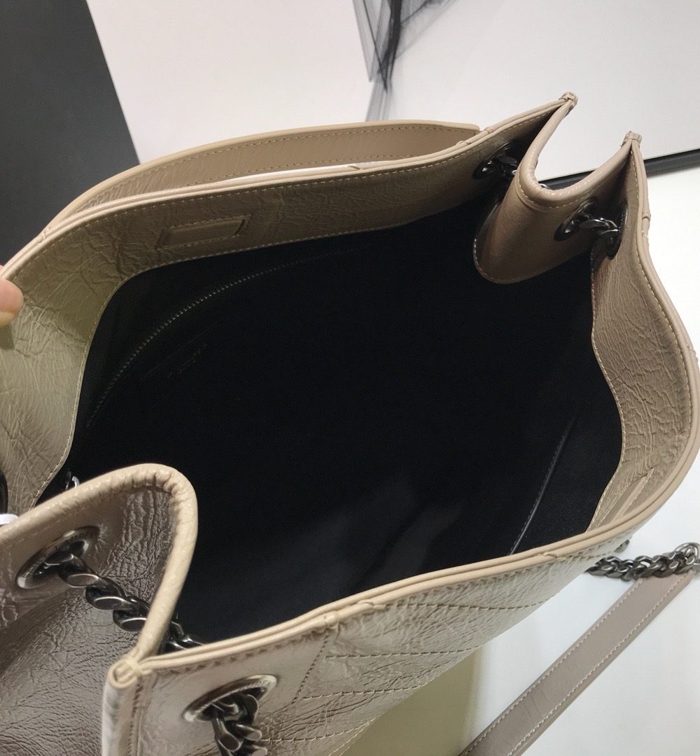 [REP 1:1] Saint Laurent Niki Medium Shopping Bag Beige For Women 12.6in/32cm YSL