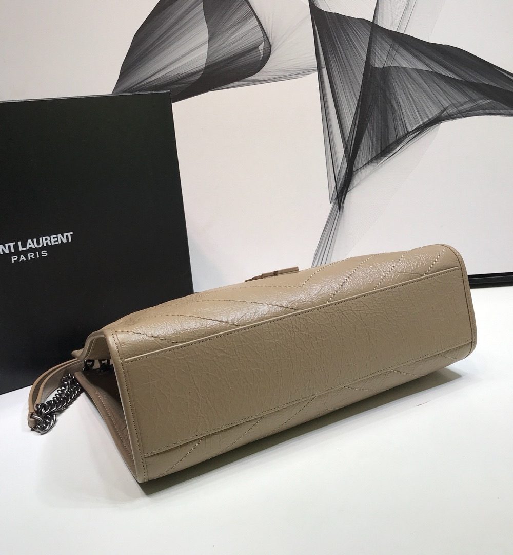 [REP 1:1] Saint Laurent Niki Medium Shopping Bag Beige For Women 12.6in/32cm YSL