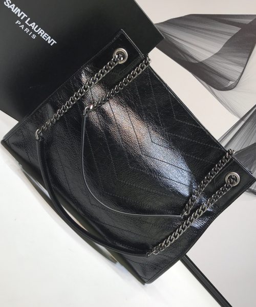 [REP 1:1] Saint Laurent Niki Medium Shopping Bag Black For Women 12.6in/32cm YSL