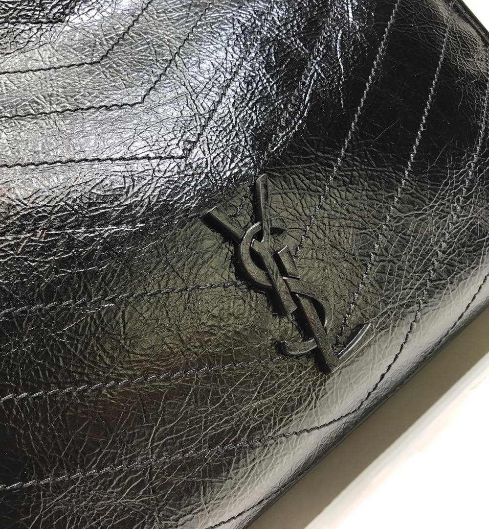 [REP 1:1] Saint Laurent Niki Medium Shopping Bag Black For Women 12.6in/32cm YSL