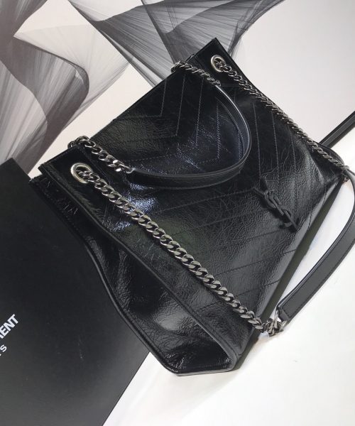 [REP 1:1] Saint Laurent Niki Medium Shopping Bag Black For Women 12.6in/32cm YSL