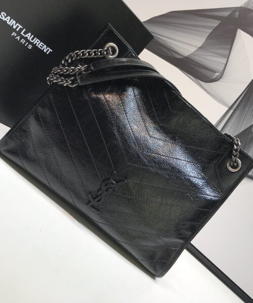 [REP 1:1] Saint Laurent Niki Medium Shopping Bag Black For Women 12.6in/32cm YSL