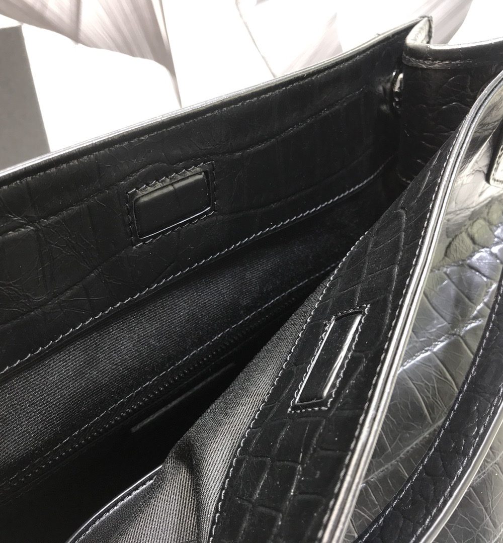 [REP 1:1] Saint Laurent Niki Medium Shopping Bag Black For Women 12.6in/32cm YSL