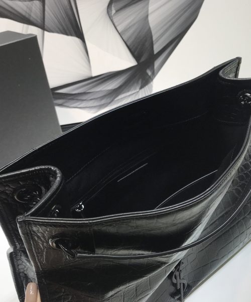 [REP 1:1] Saint Laurent Niki Medium Shopping Bag Black For Women 12.6in/32cm YSL