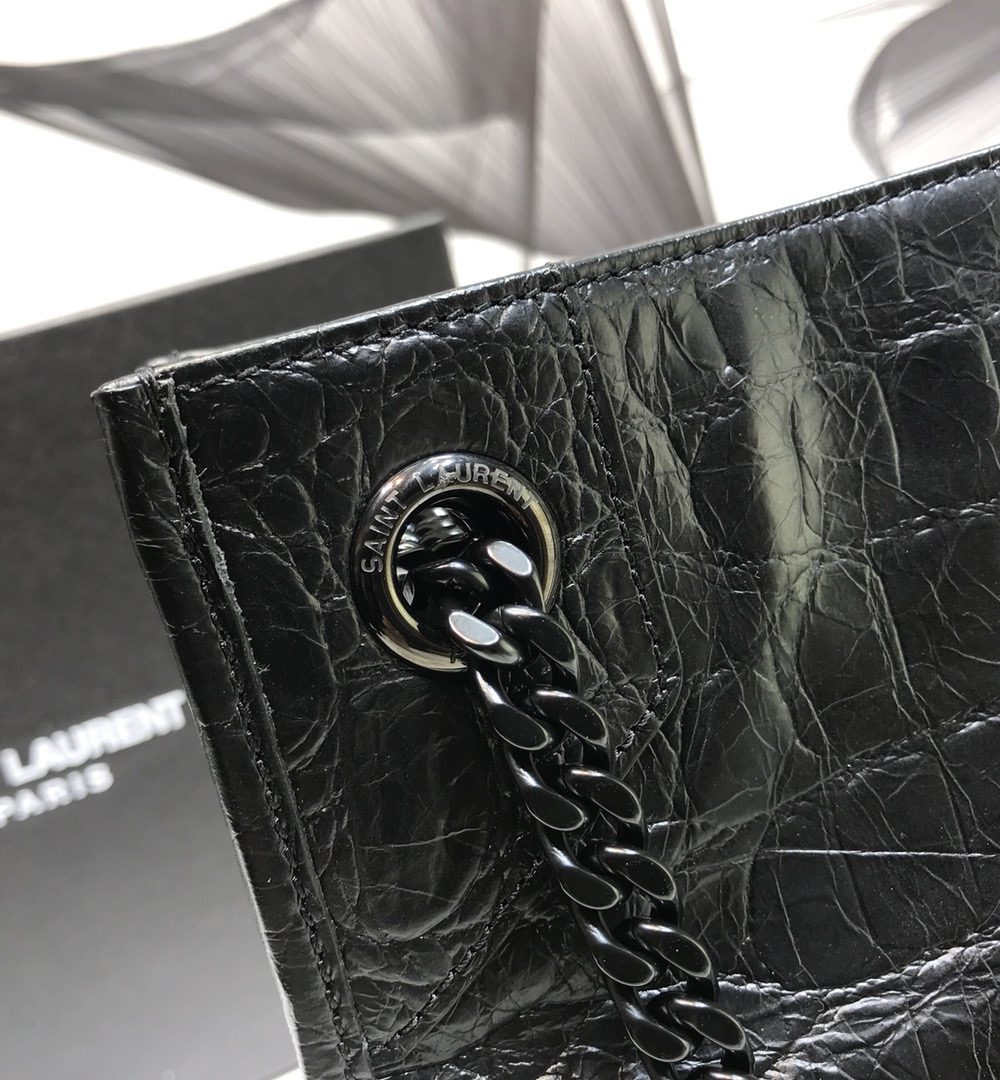 [REP 1:1] Saint Laurent Niki Medium Shopping Bag Black For Women 12.6in/32cm YSL