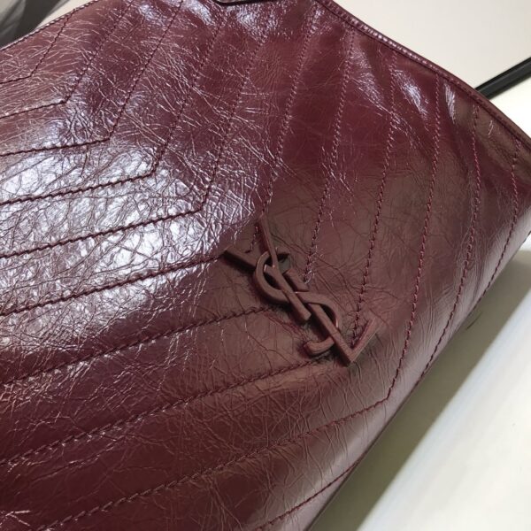 [REP 1:1] Saint Laurent Niki Medium Shopping Bag Burgundy For Women 12.6in/32cm YSL