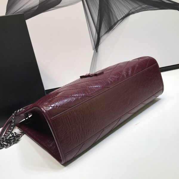 [REP 1:1] Saint Laurent Niki Medium Shopping Bag Burgundy For Women 12.6in/32cm YSL