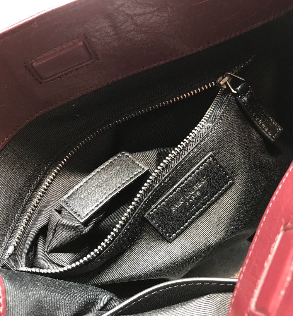 [REP 1:1] Saint Laurent Niki Medium Shopping Bag Burgundy For Women 12.6in/32cm YSL