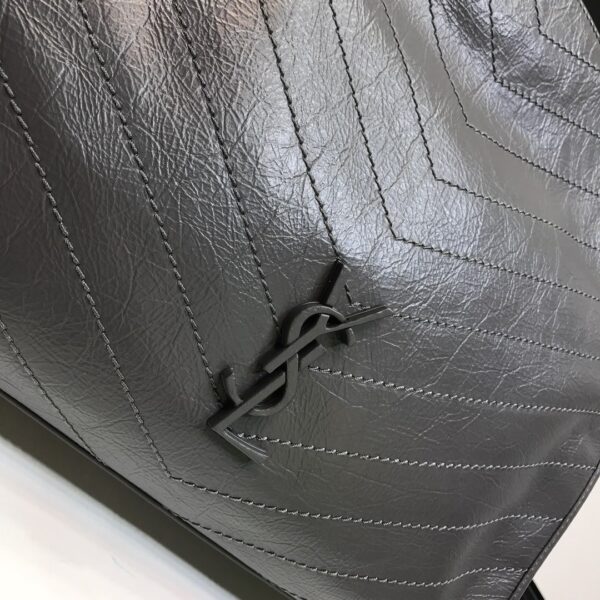 [REP 1:1] Saint Laurent Niki Medium Shopping Bag Gray For Women 12.6in/32cm YSL 577999