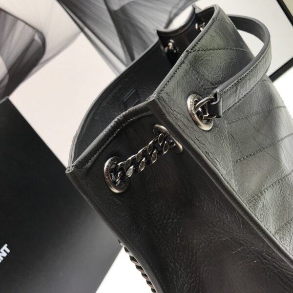 [REP 1:1] Saint Laurent Niki Medium Shopping Bag Gray For Women 12.6in/32cm YSL 577999