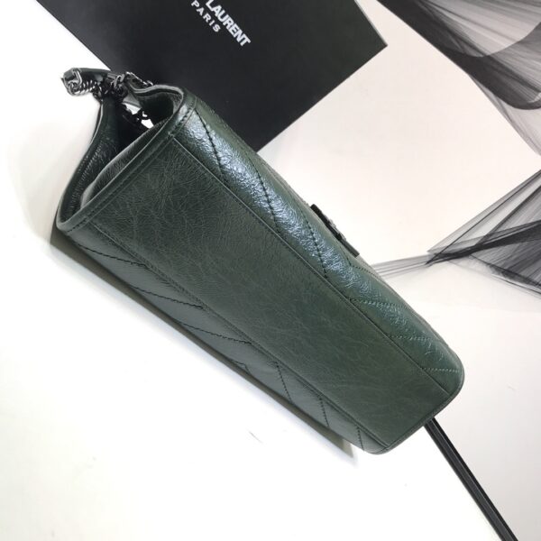 [REP 1:1] Saint Laurent Niki Medium Shopping Bag Green For Women 12.6in/32cm YSL