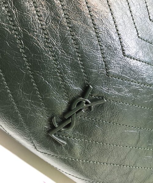 [REP 1:1] Saint Laurent Niki Medium Shopping Bag Green For Women 12.6in/32cm YSL