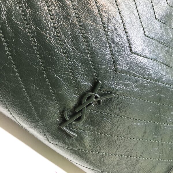 [REP 1:1] Saint Laurent Niki Medium Shopping Bag Green For Women 12.6in/32cm YSL