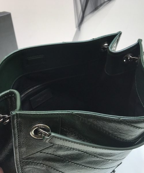 [REP 1:1] Saint Laurent Niki Medium Shopping Bag Green For Women 12.6in/32cm YSL
