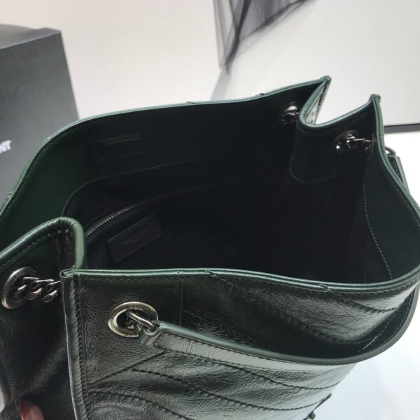 [REP 1:1] Saint Laurent Niki Medium Shopping Bag Green For Women 12.6in/32cm YSL