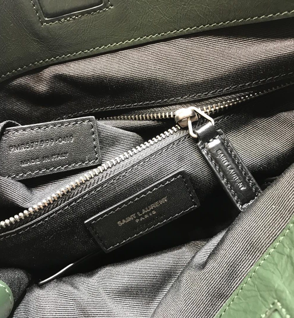 [REP 1:1] Saint Laurent Niki Medium Shopping Bag Green For Women 12.6in/32cm YSL