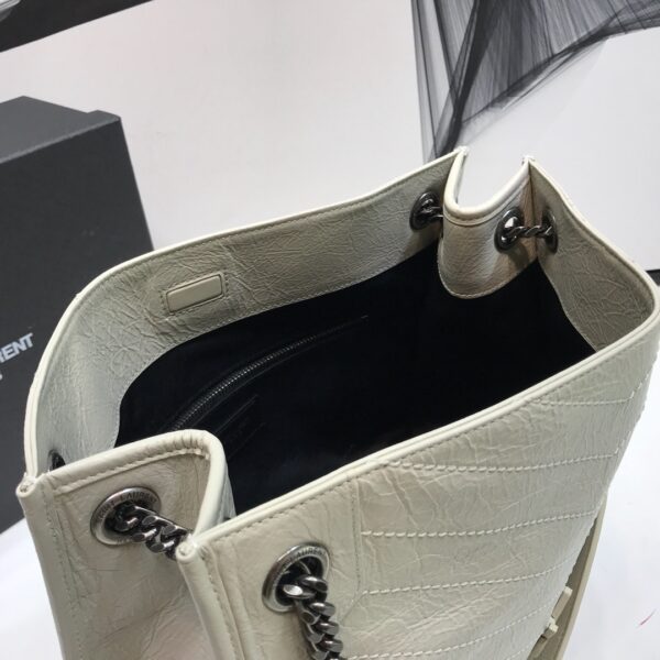 [REP 1:1] Saint Laurent Niki Medium Shopping Bag White For Women 12.6in/32cm YSL