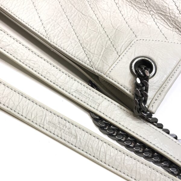 [REP 1:1] Saint Laurent Niki Medium Shopping Bag White For Women 12.6in/32cm YSL