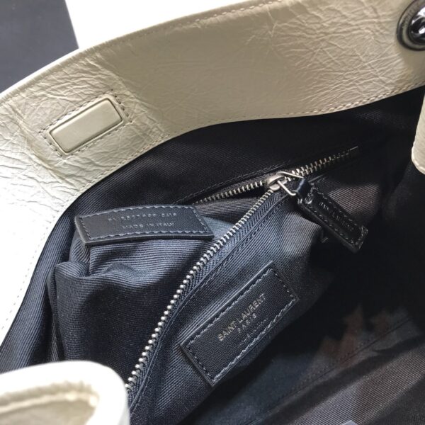 [REP 1:1] Saint Laurent Niki Medium Shopping Bag White For Women 12.6in/32cm YSL