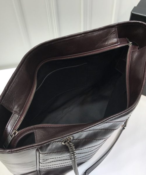 [REP 1:1] Saint Laurent Niki Shopping Bag Burgundy For Women 13.8in/35cm YSL