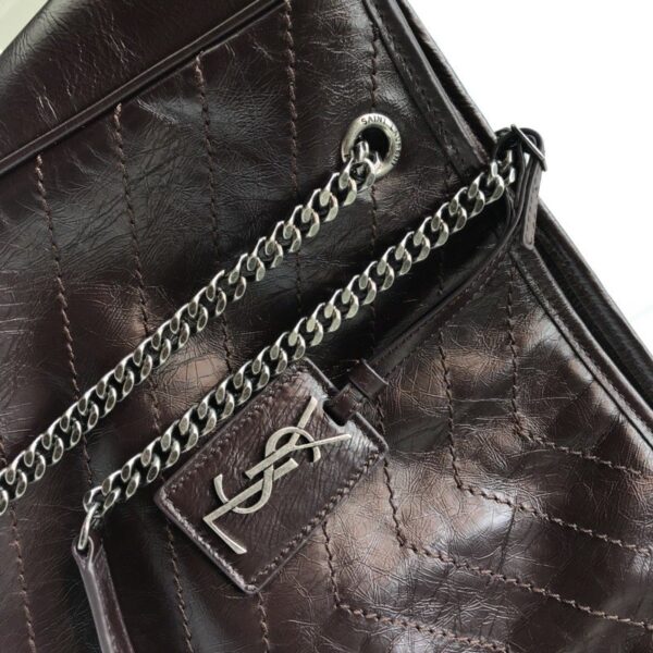 [REP 1:1] Saint Laurent Niki Shopping Bag Burgundy For Women 13.8in/35cm YSL