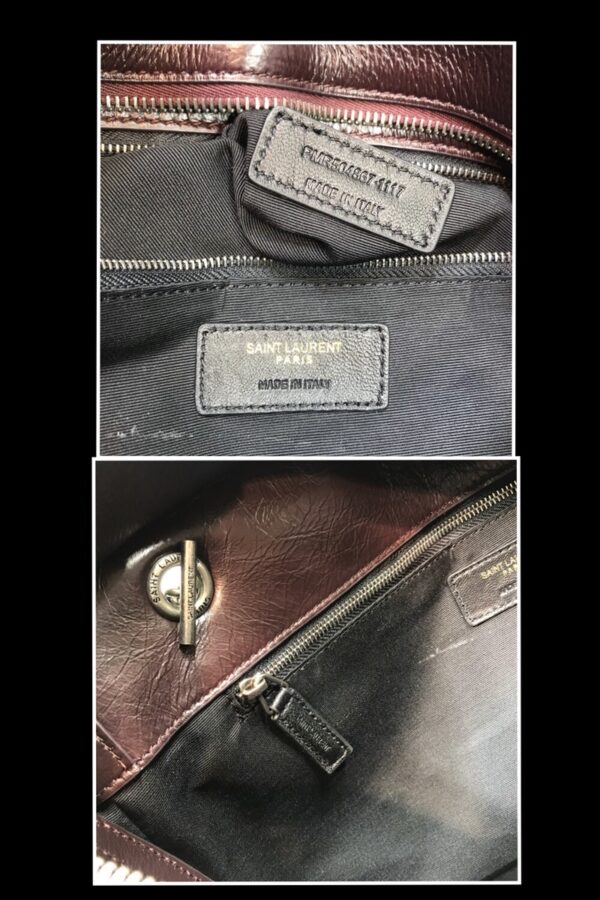 [REP 1:1] Saint Laurent Niki Shopping Bag Burgundy For Women 13.8in/35cm YSL
