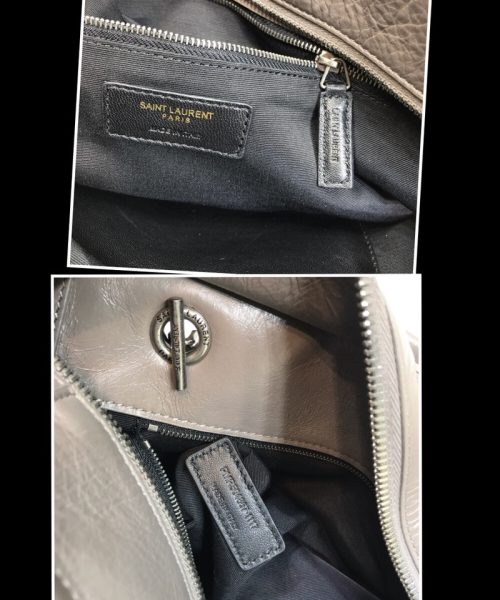 [REP 1:1] Saint Laurent Niki Shopping Bag Dark Beige For Women 13.8in/35cm YSL