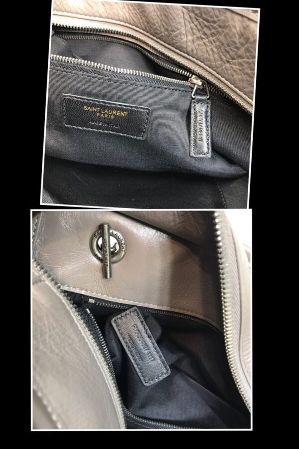 [REP 1:1] Saint Laurent Niki Shopping Bag Dark Beige For Women 13.8in/35cm YSL
