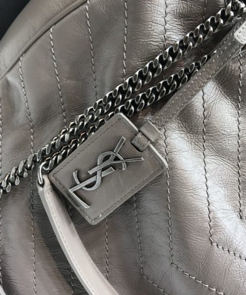 [REP 1:1] Saint Laurent Niki Shopping Bag Dark Beige For Women 13.8in/35cm YSL