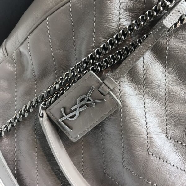 [REP 1:1] Saint Laurent Niki Shopping Bag Dark Beige For Women 13.8in/35cm YSL