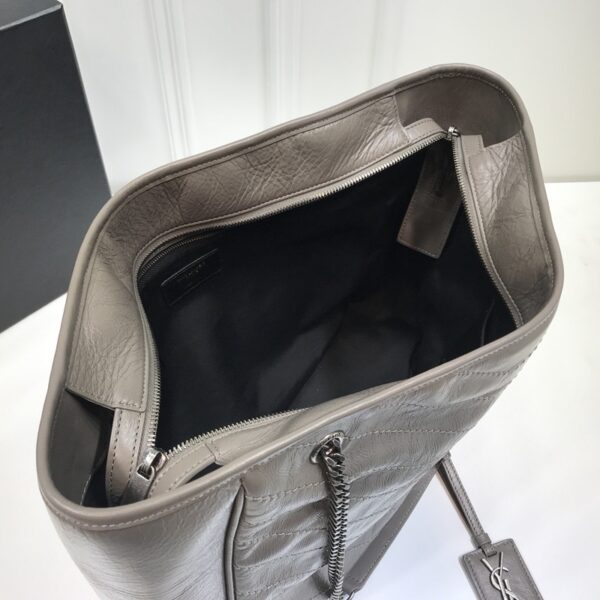 [REP 1:1] Saint Laurent Niki Shopping Bag Dark Beige For Women 13.8in/35cm YSL