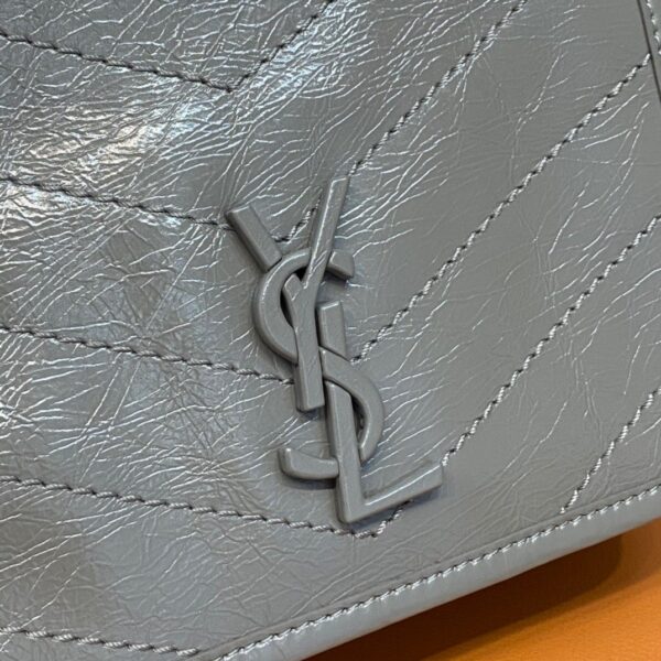 [REP 1:1] Saint Laurent Niki Wallets On Chain Beige For Women 7.5in/19cm