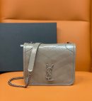 [REP 1:1] Saint Laurent Niki Wallets On Chain Beige For Women 7.5in/19cm
