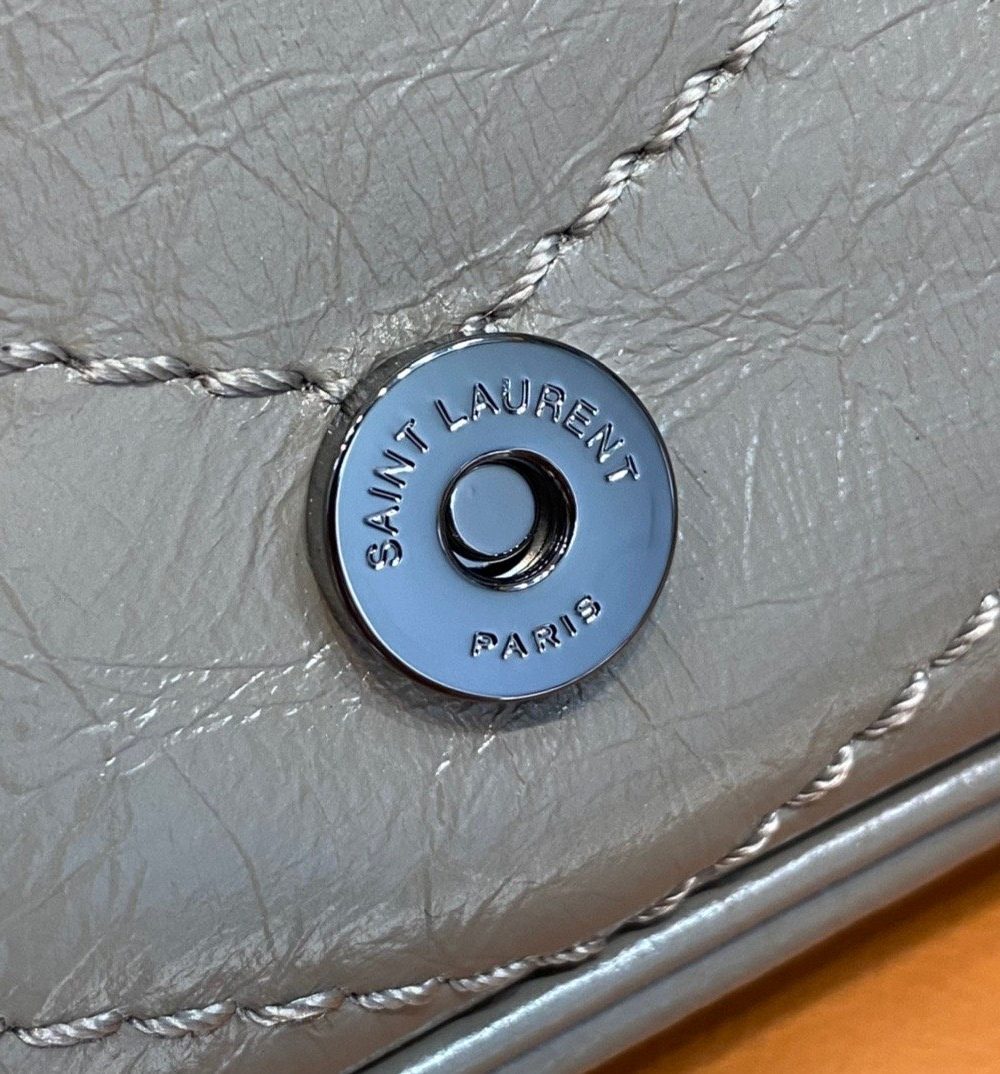 [REP 1:1] Saint Laurent Niki Wallets On Chain Beige For Women 7.5in/19cm