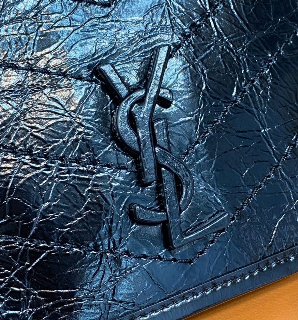 [REP 1:1] Saint Laurent Niki Wallets On Chain Black For Women 7.5in/19cm